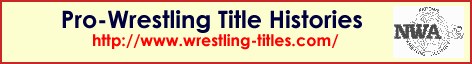 Pro Wrestling Title Histories